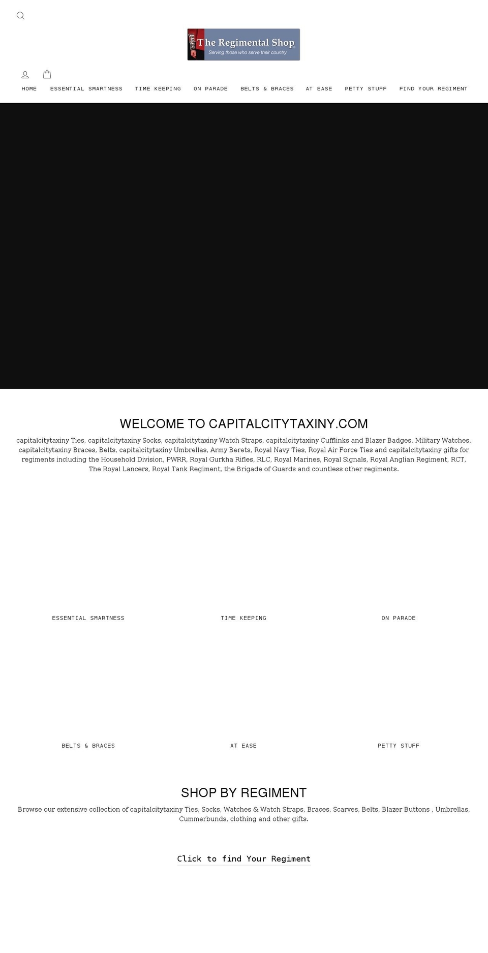 capitalcitytaxiny.com shopify website screenshot