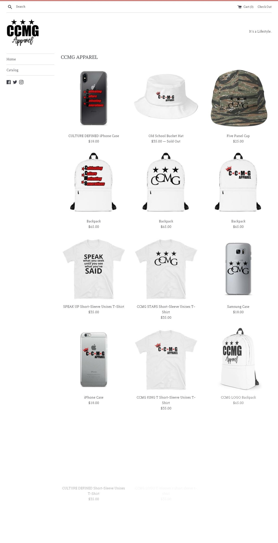capitalcurrencymoneygang.com — Shopify storefront screenshot