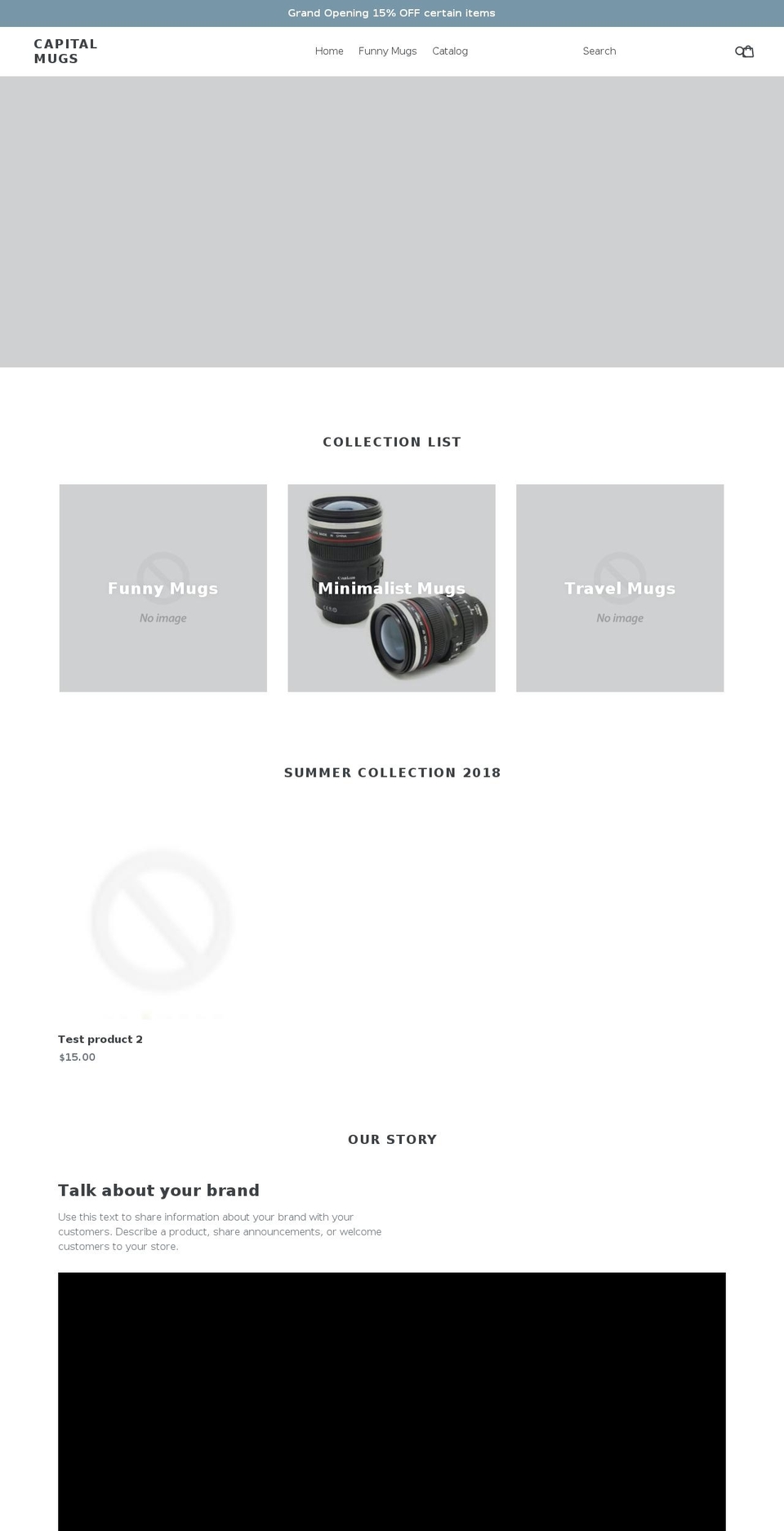 capitalmugs.com — Shopify storefront screenshot