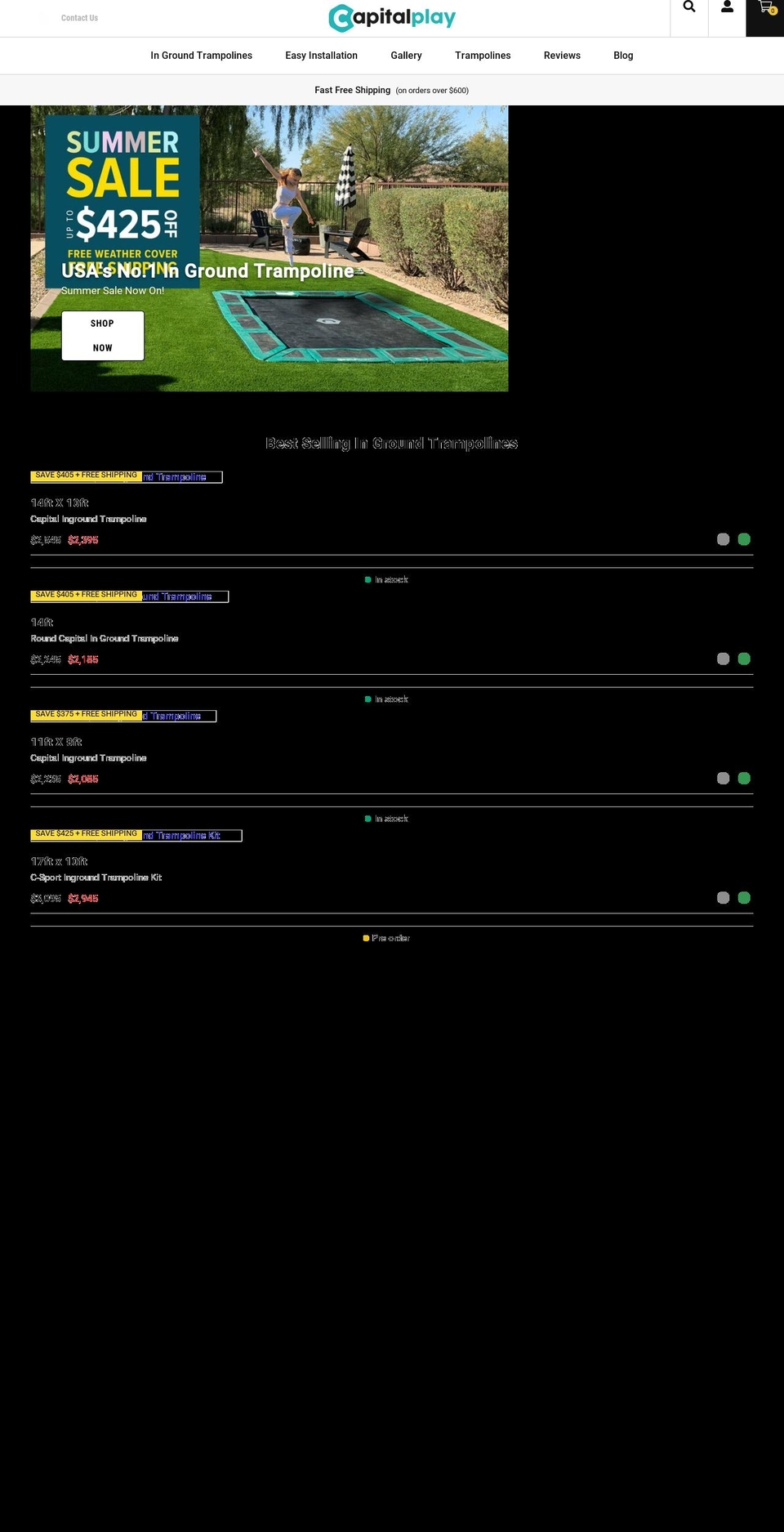 capitalplay.com shopify website screenshot