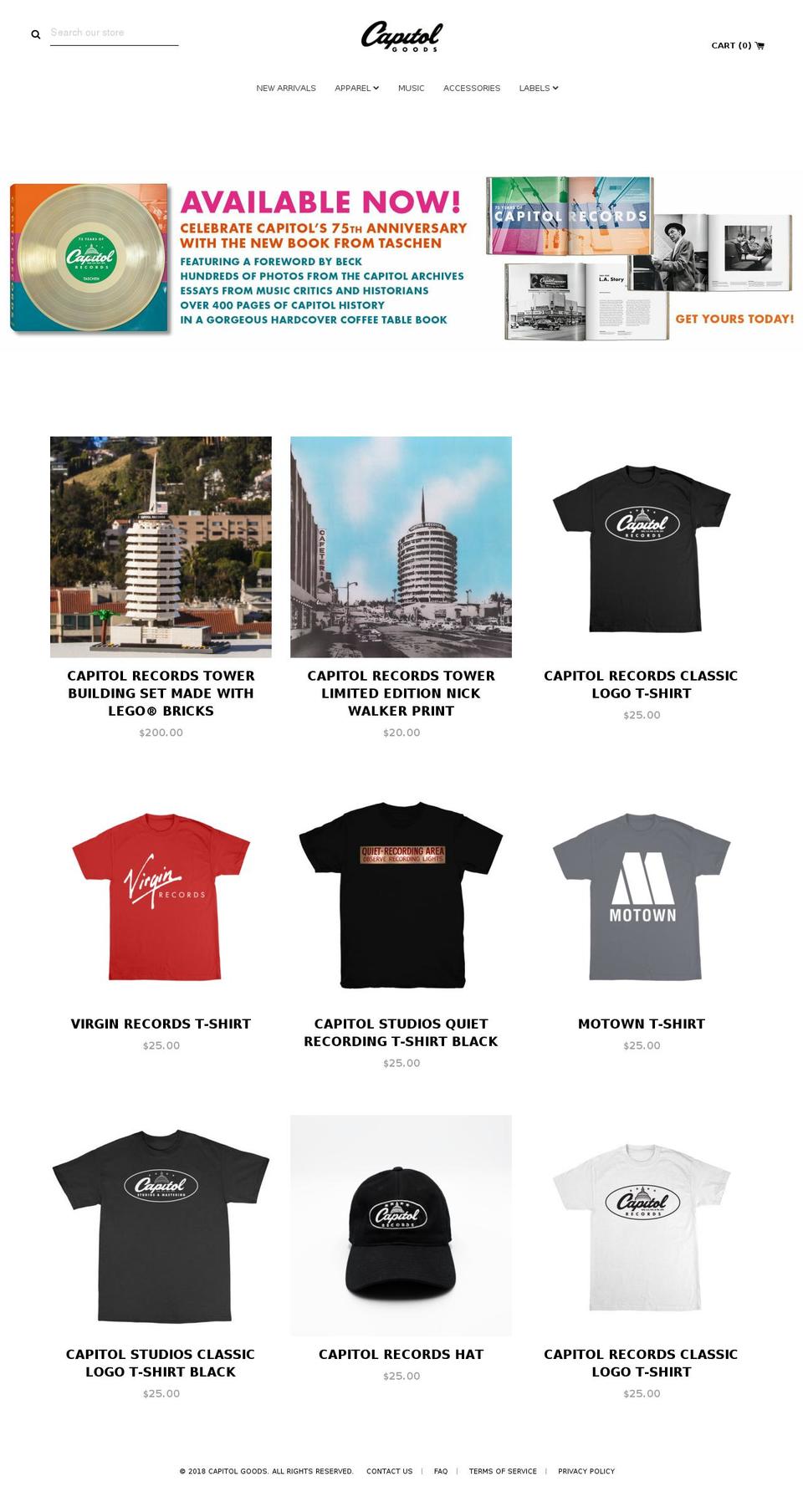 capitolgoods.us shopify website screenshot