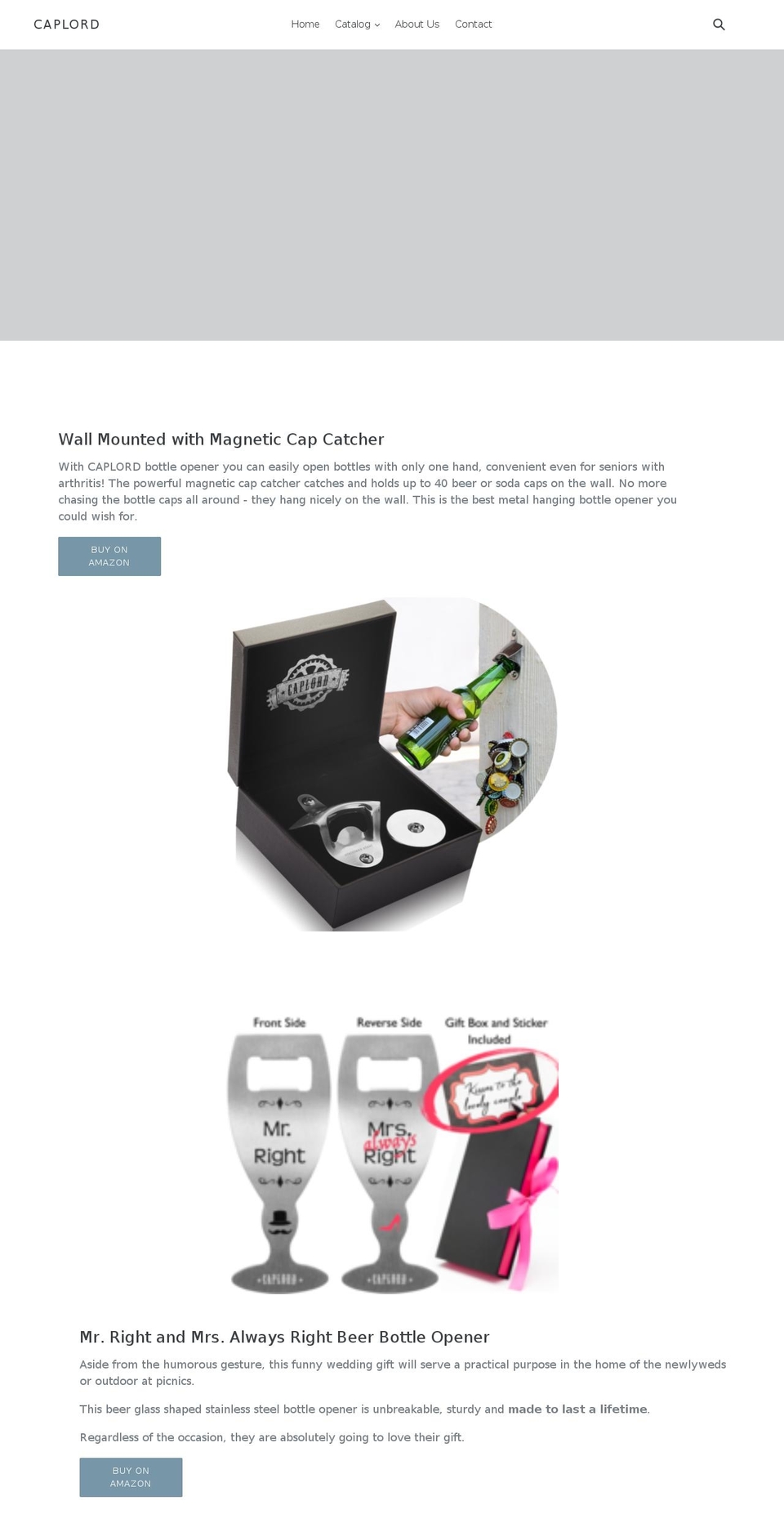 caplord.com — Shopify storefront screenshot