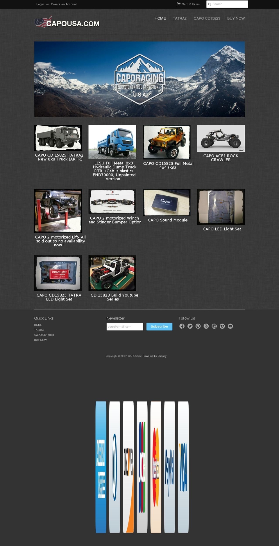 capousa.com shopify website screenshot