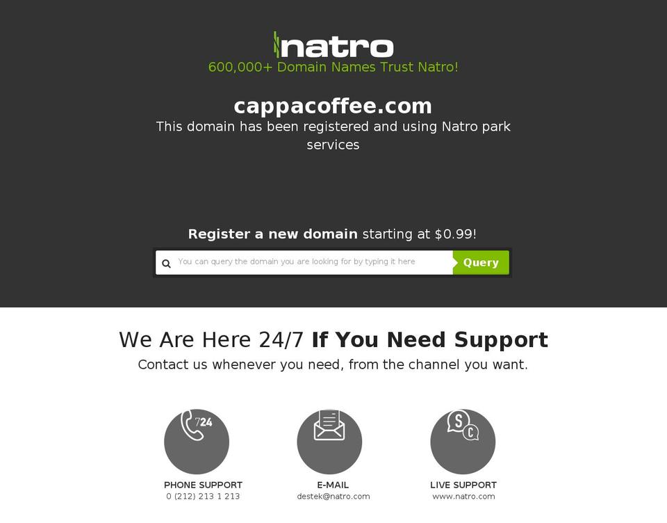 cappacoffee.com — Shopify storefront screenshot