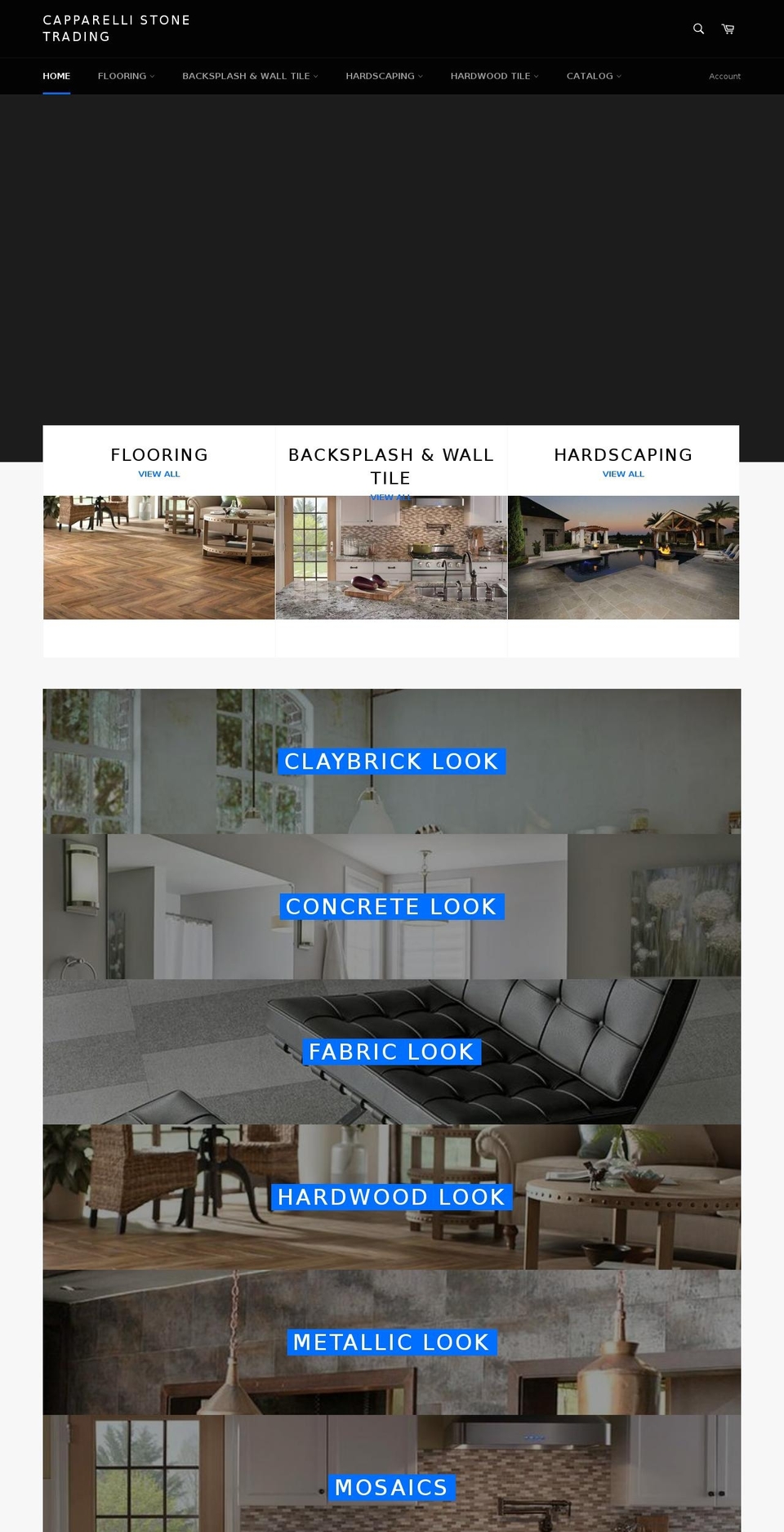 capparellistonetrading.com — Shopify storefront screenshot