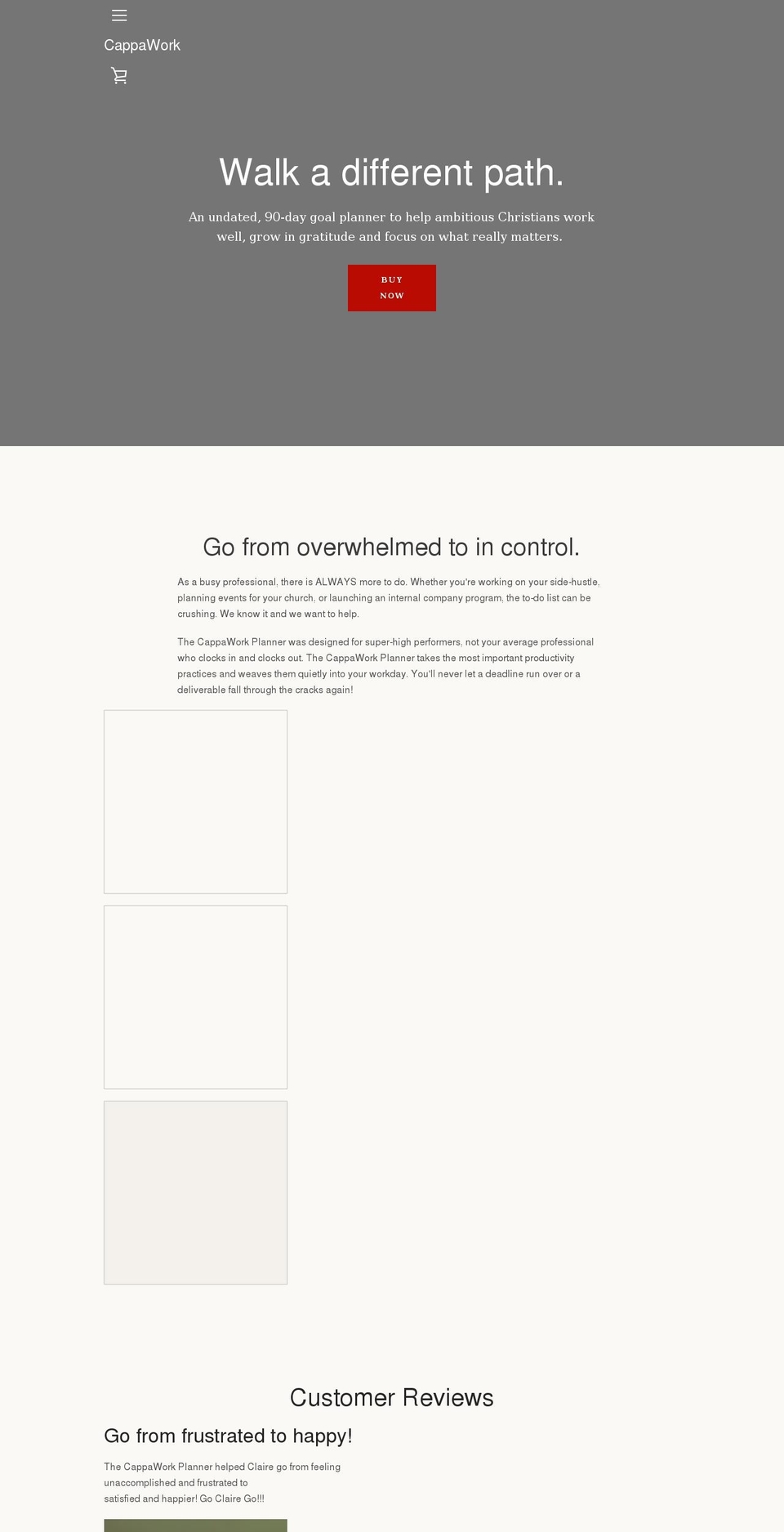 cappawork.com shopify website screenshot