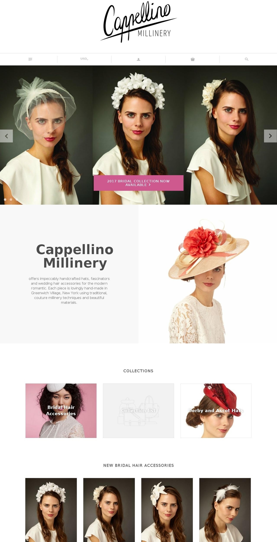 theme-export-genevieverosebridal-com-theme-exp Shopify theme site example cappellinomillinery.com