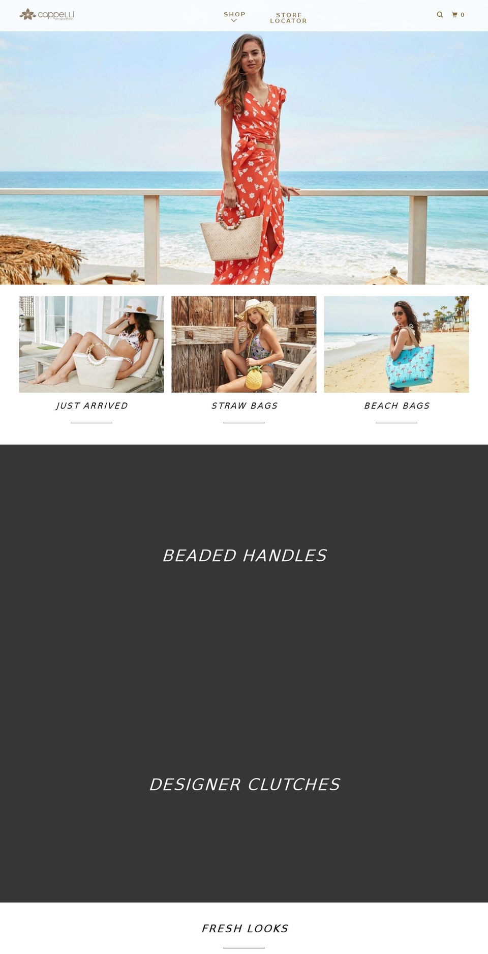 cappellistraworld.com shopify website screenshot