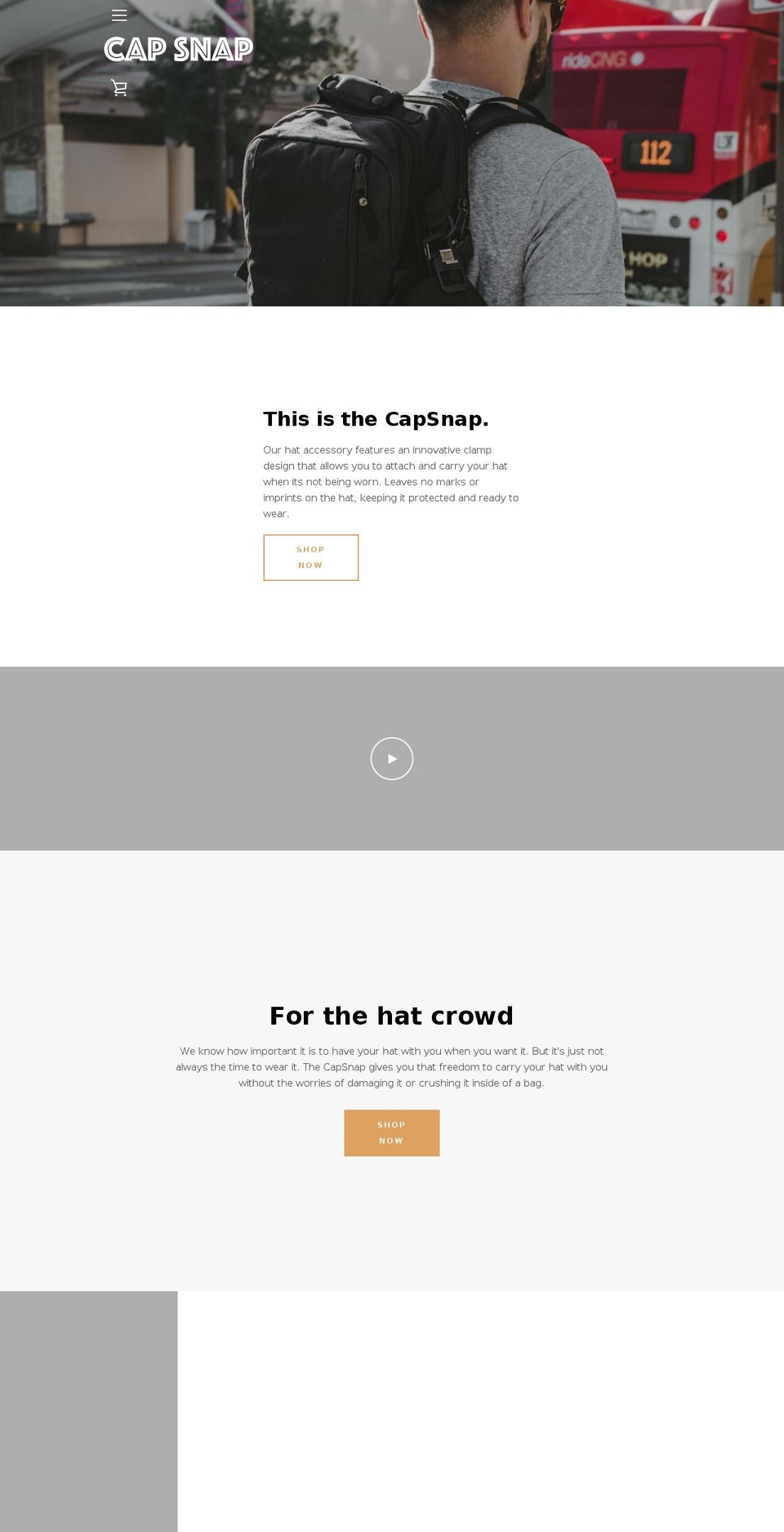 capsnap.co shopify website screenshot