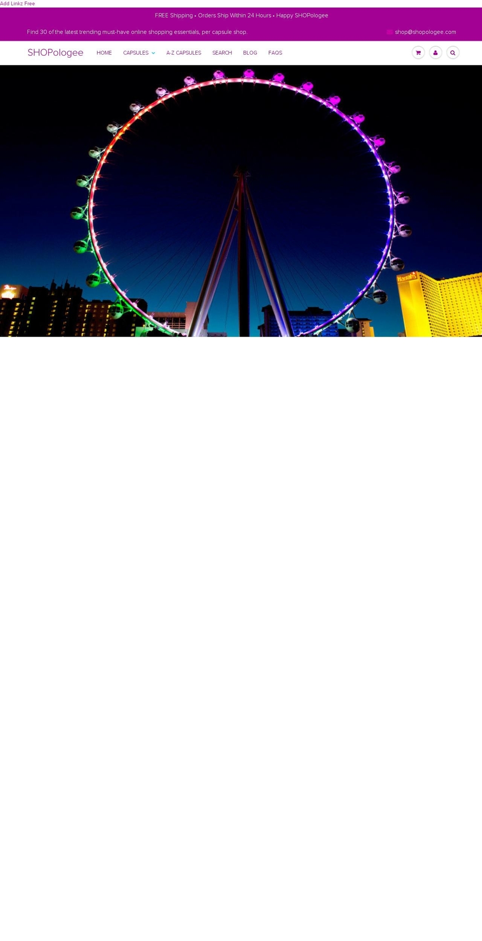 capsuleshops.com shopify website screenshot
