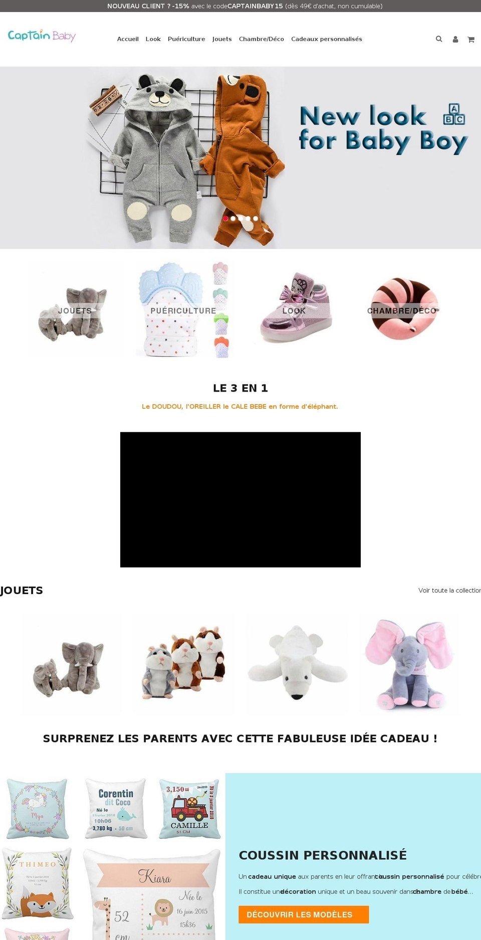 speedfly-1-09 Shopify theme site example captain-baby.com