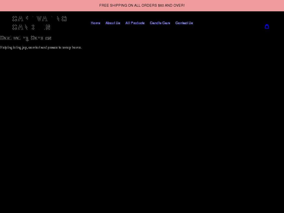 captivatingcandlesco.com shopify website screenshot