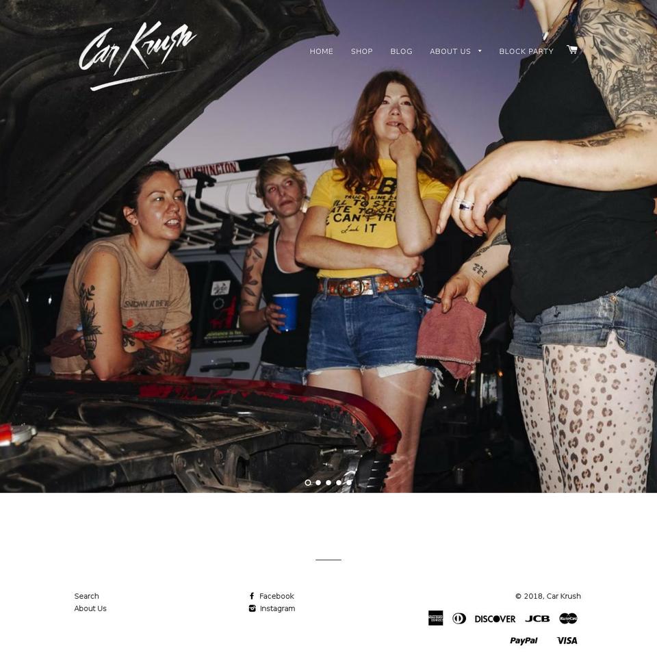 car-krush.com — Shopify storefront screenshot