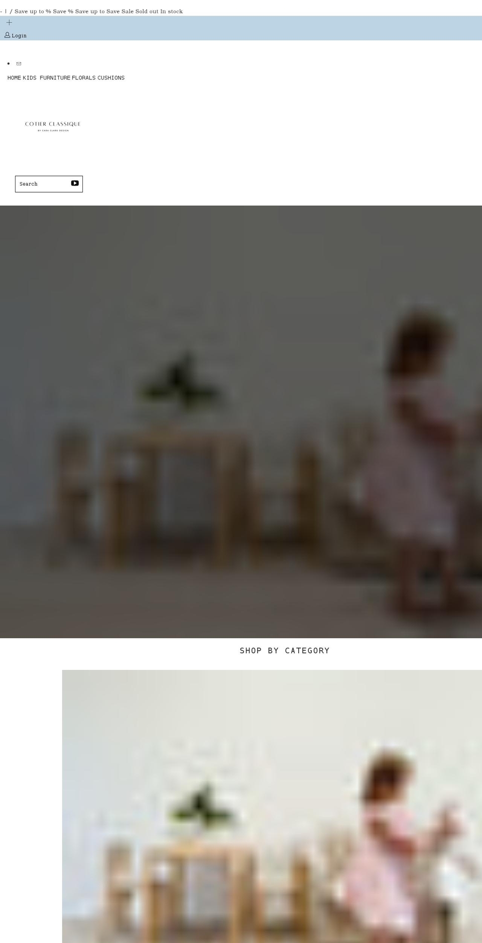 caraclarkdesign.com shopify website screenshot