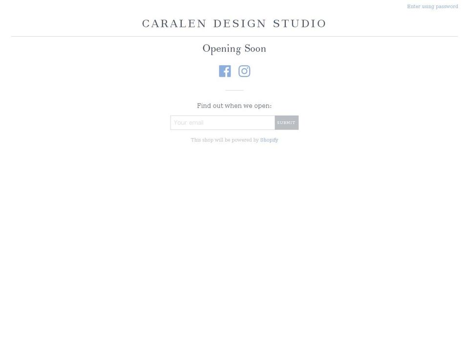 caralen.com — Shopify storefront screenshot