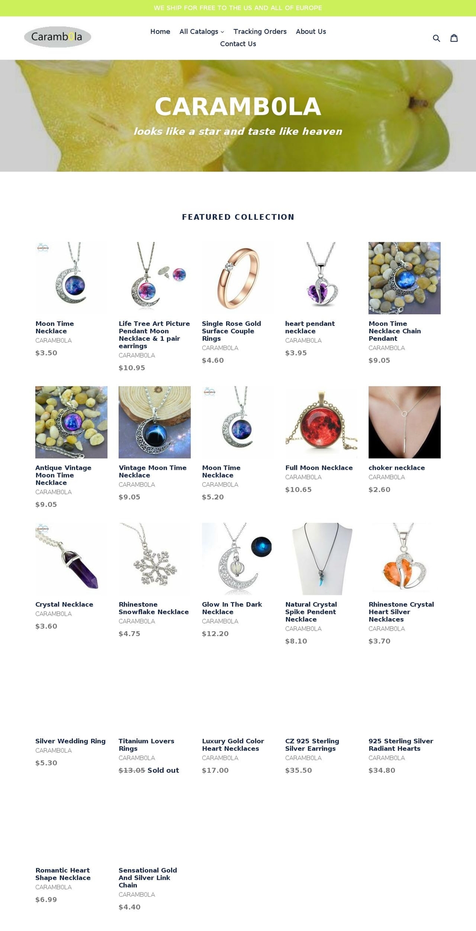 caramb0la.com shopify website screenshot