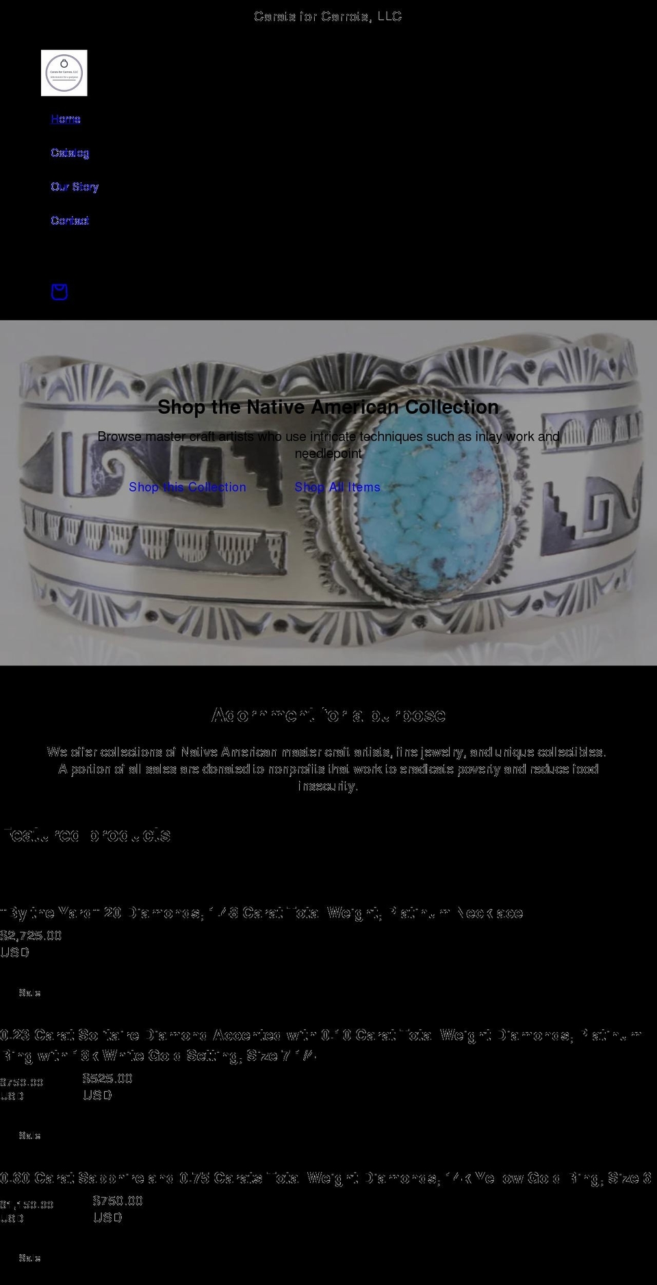 caratsforcarrots.com shopify website screenshot