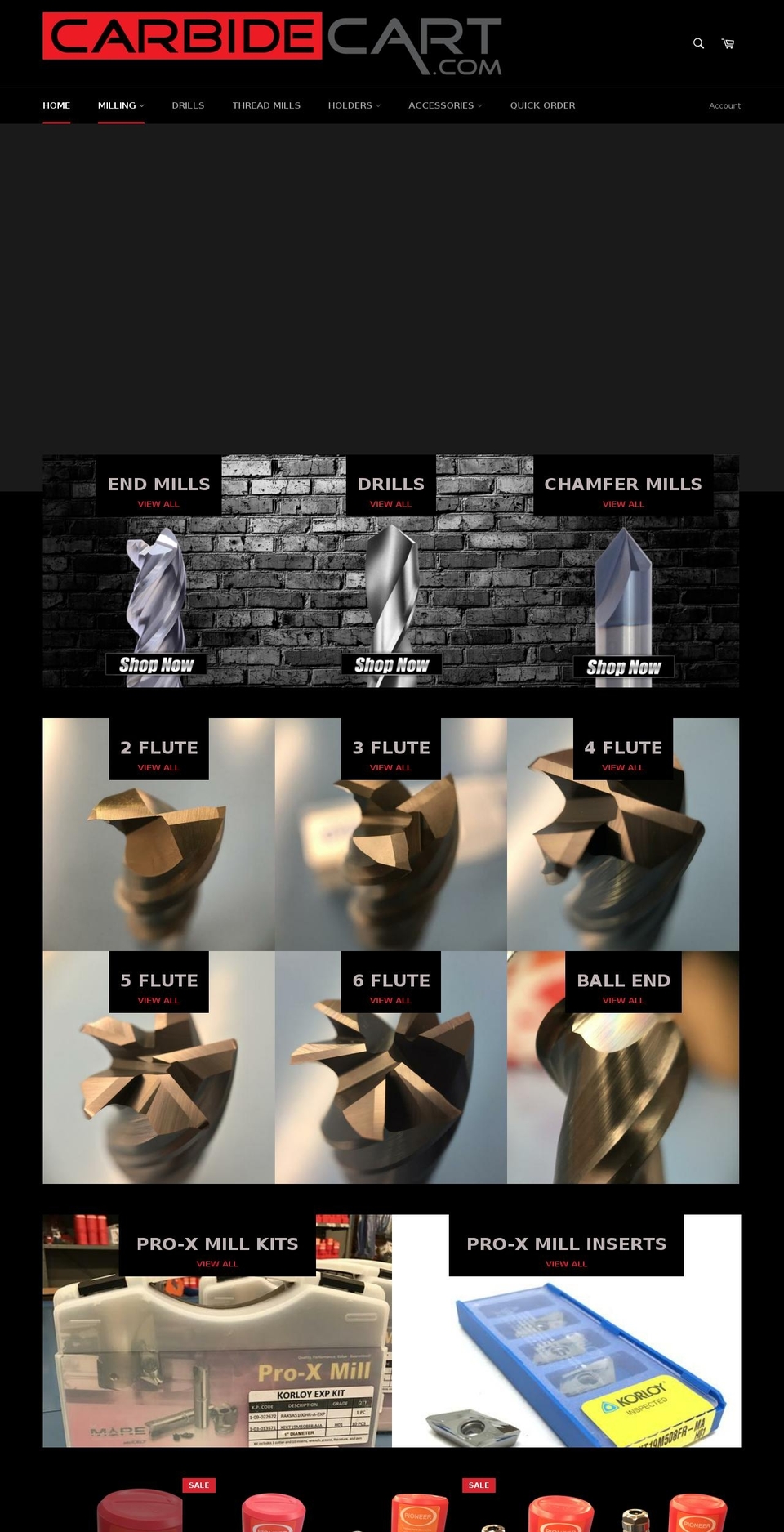 carbidecart.com shopify website screenshot