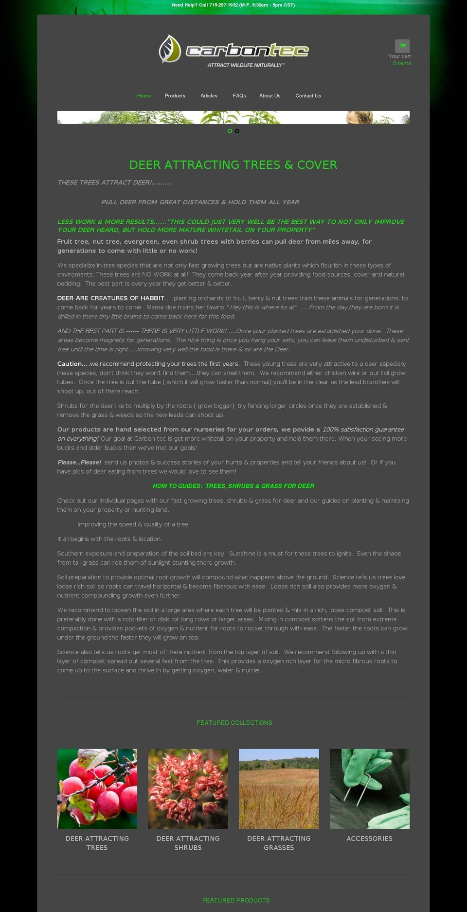 carbon-tec.com — Shopify storefront screenshot