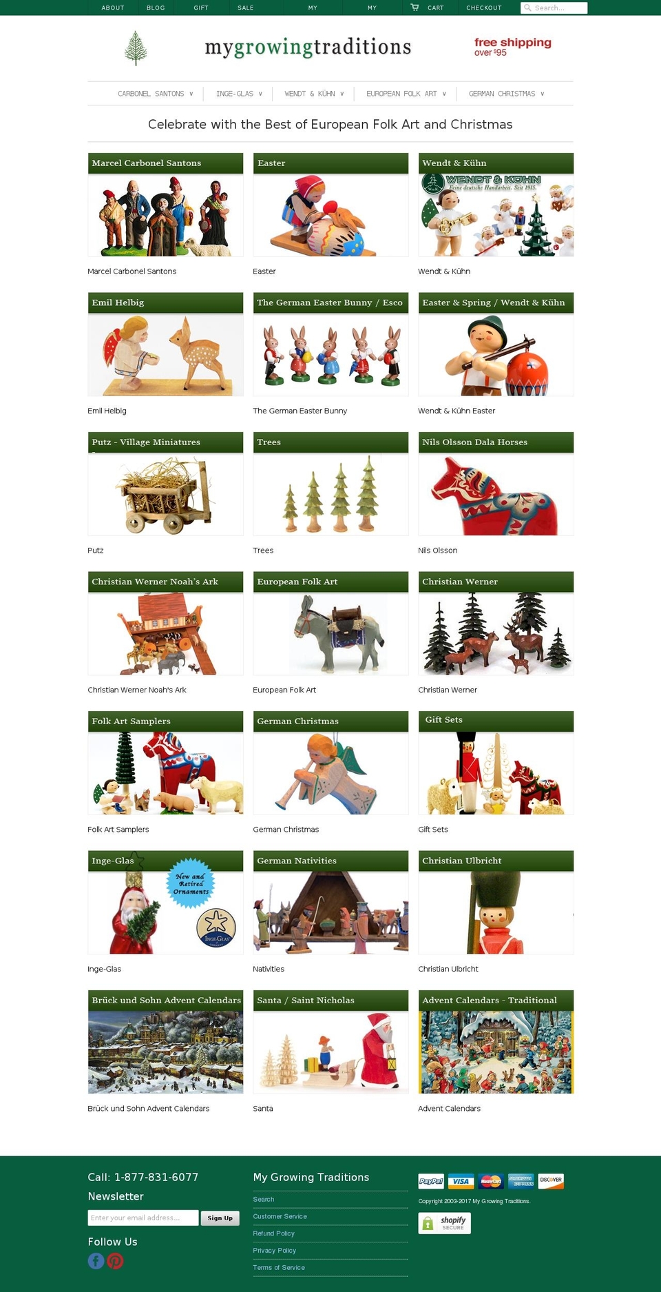 carbonelsantons.com shopify website screenshot