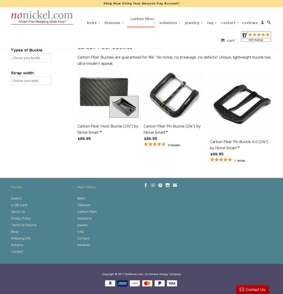 Nonickel-com.02.dev Shopify theme site example carbonfiberbuckles.com