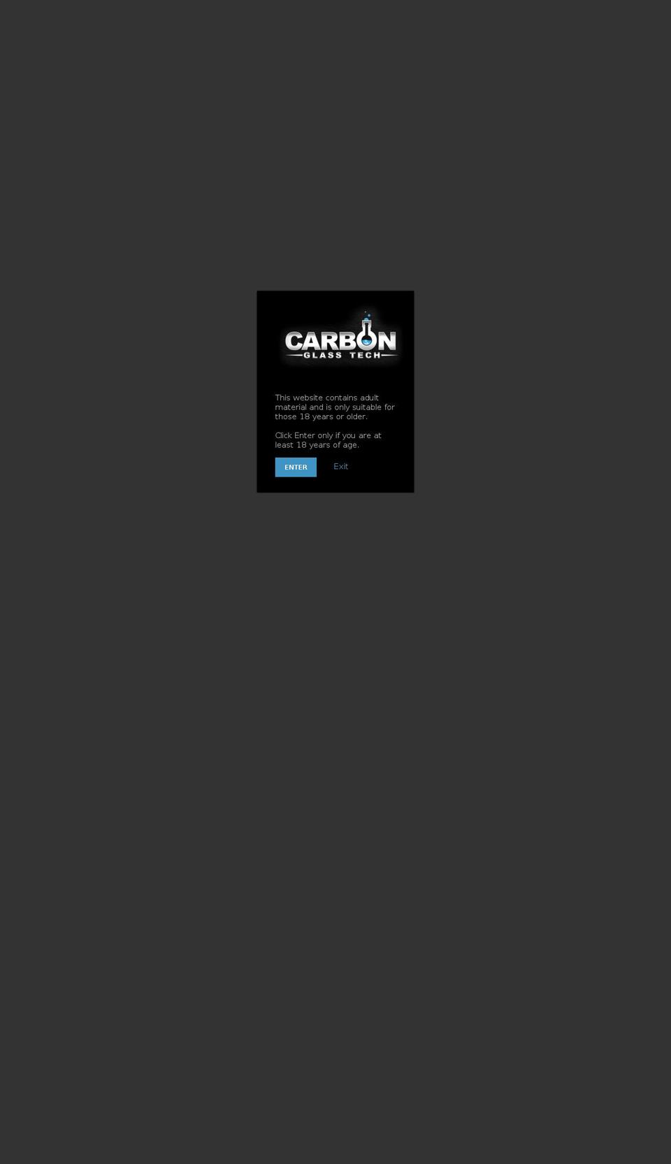carbonglasstech.com shopify website screenshot