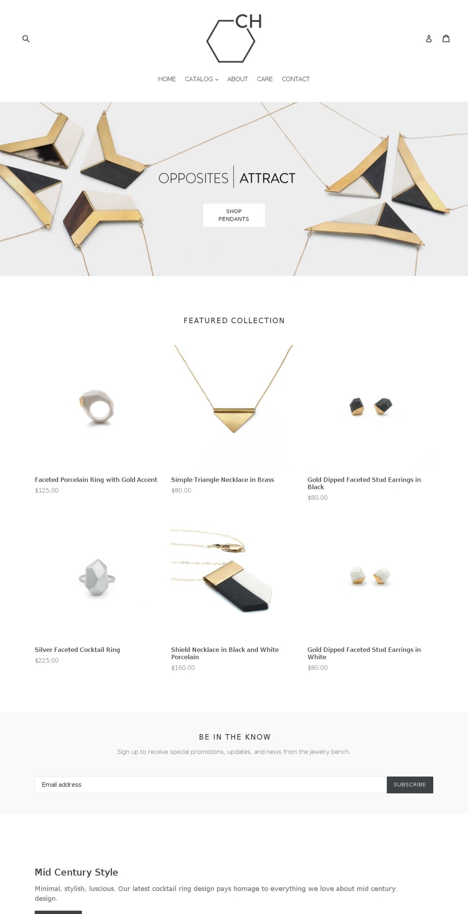 carbonhandmade.com — Shopify storefront screenshot