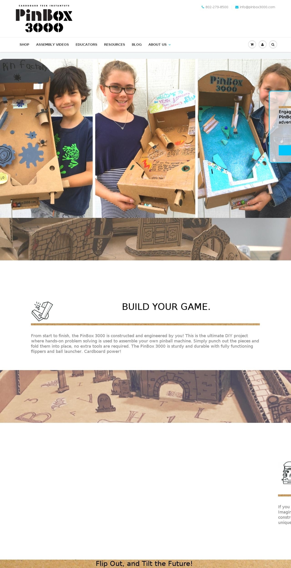 cardboardteckinstantute.com shopify website screenshot