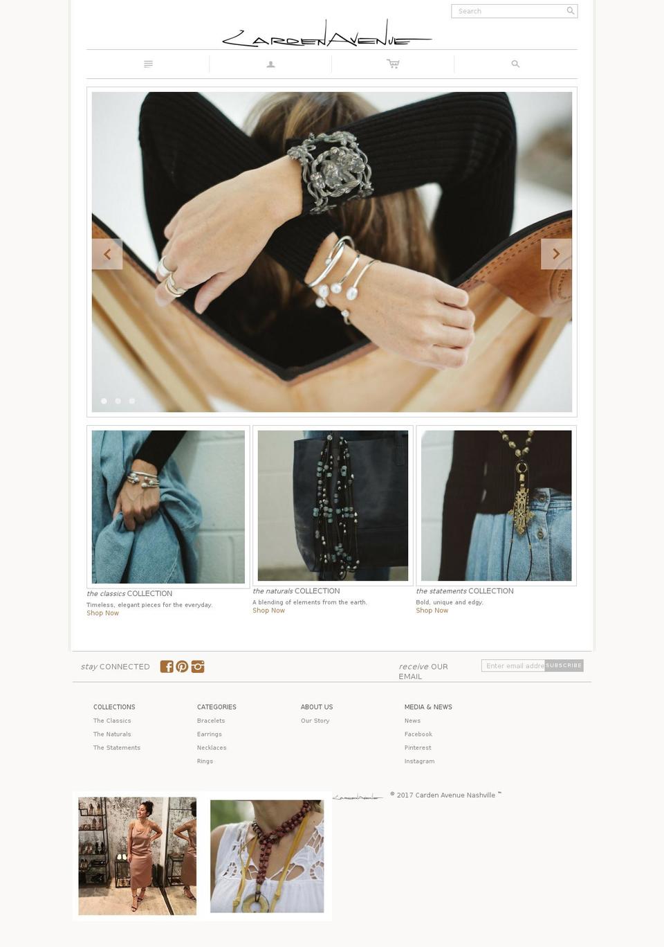 cardenavenue.com shopify website screenshot