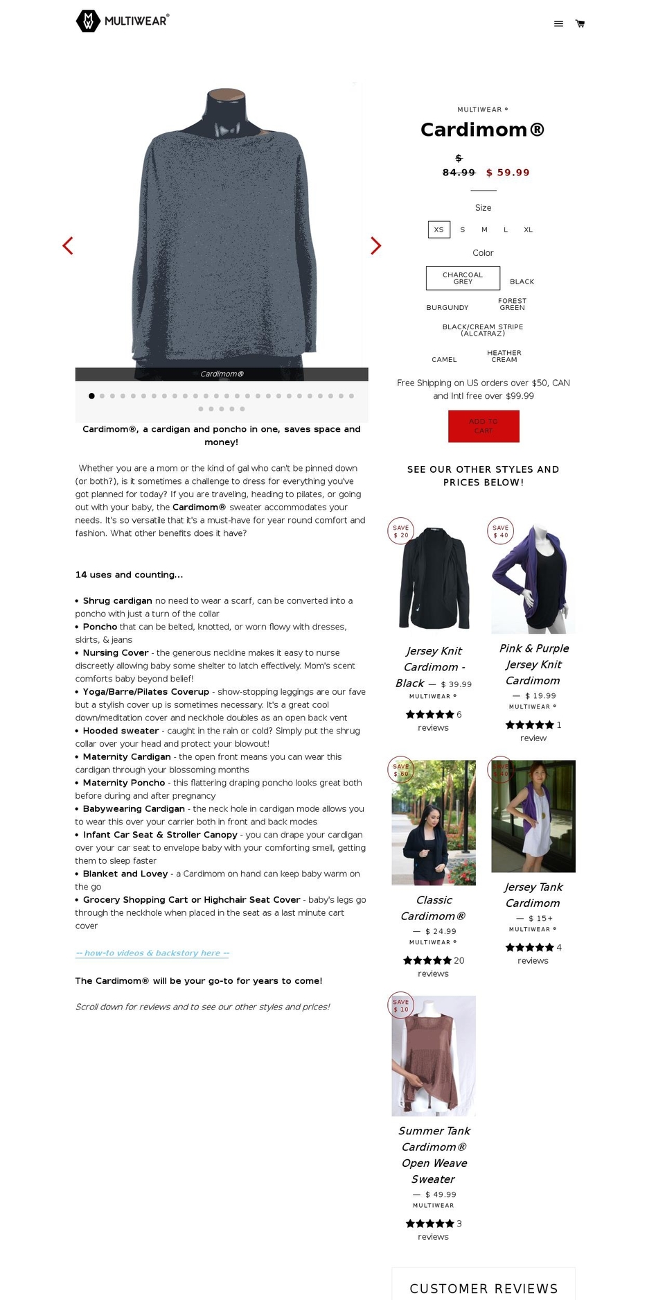 cardimom.com — Shopify storefront screenshot