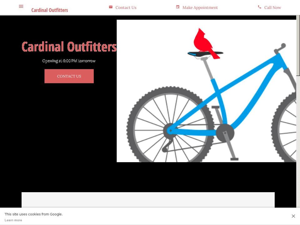 cardinaloutfitters.com — Shopify storefront screenshot