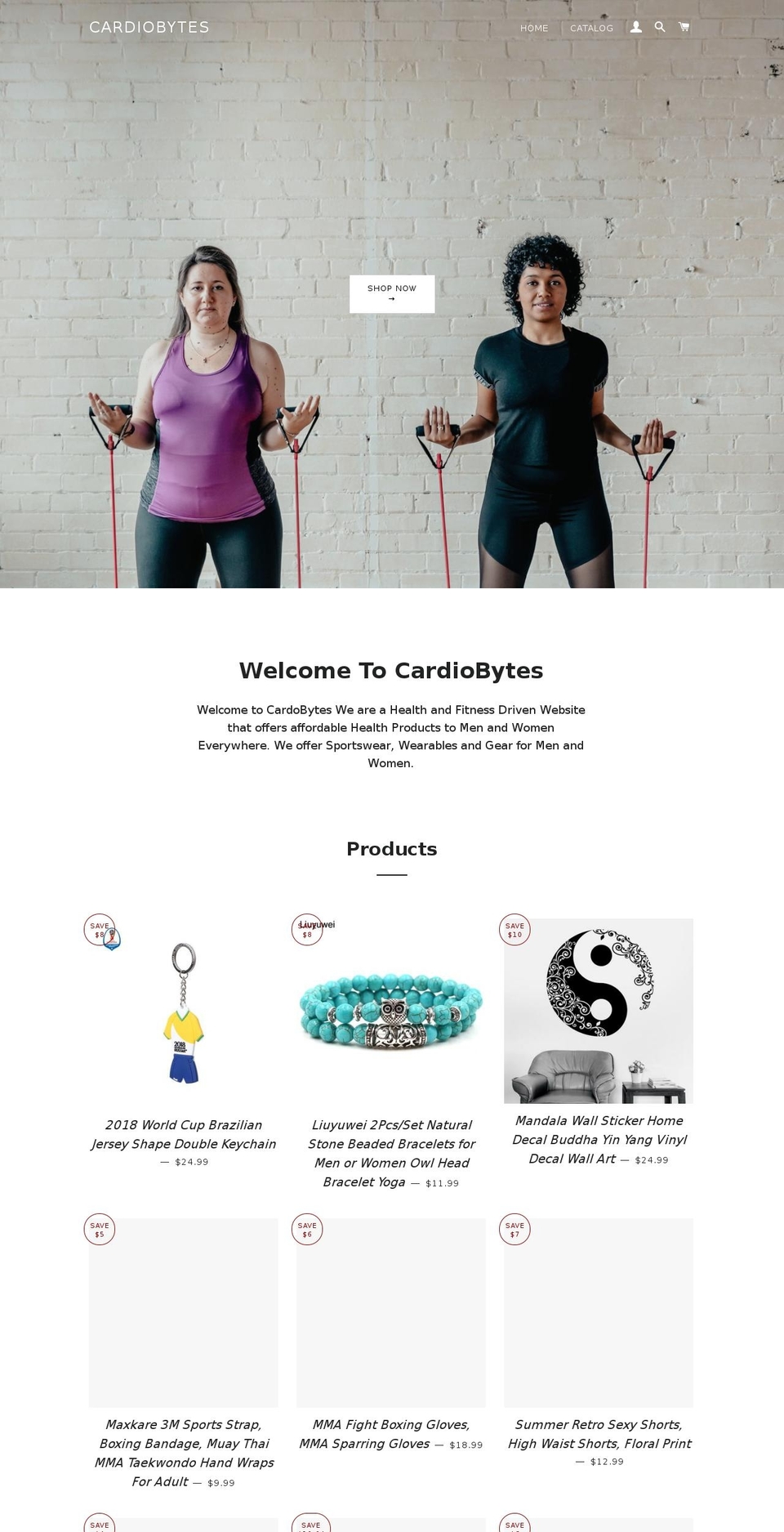 cardiobytes.com — Shopify storefront screenshot