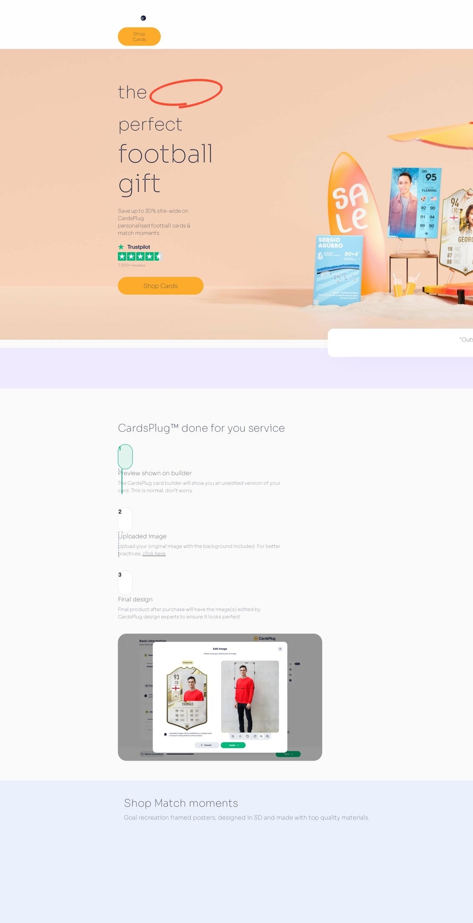 cardsplug.co.uk shopify website screenshot