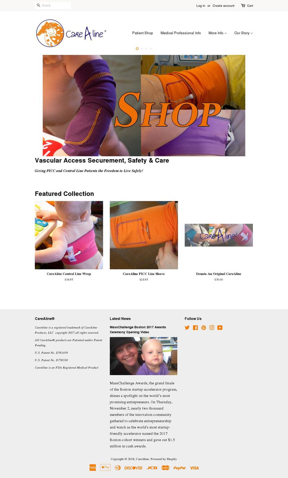 Copy of minimal with wholesale and FAQ code Shopify theme site example carealineproducts.com