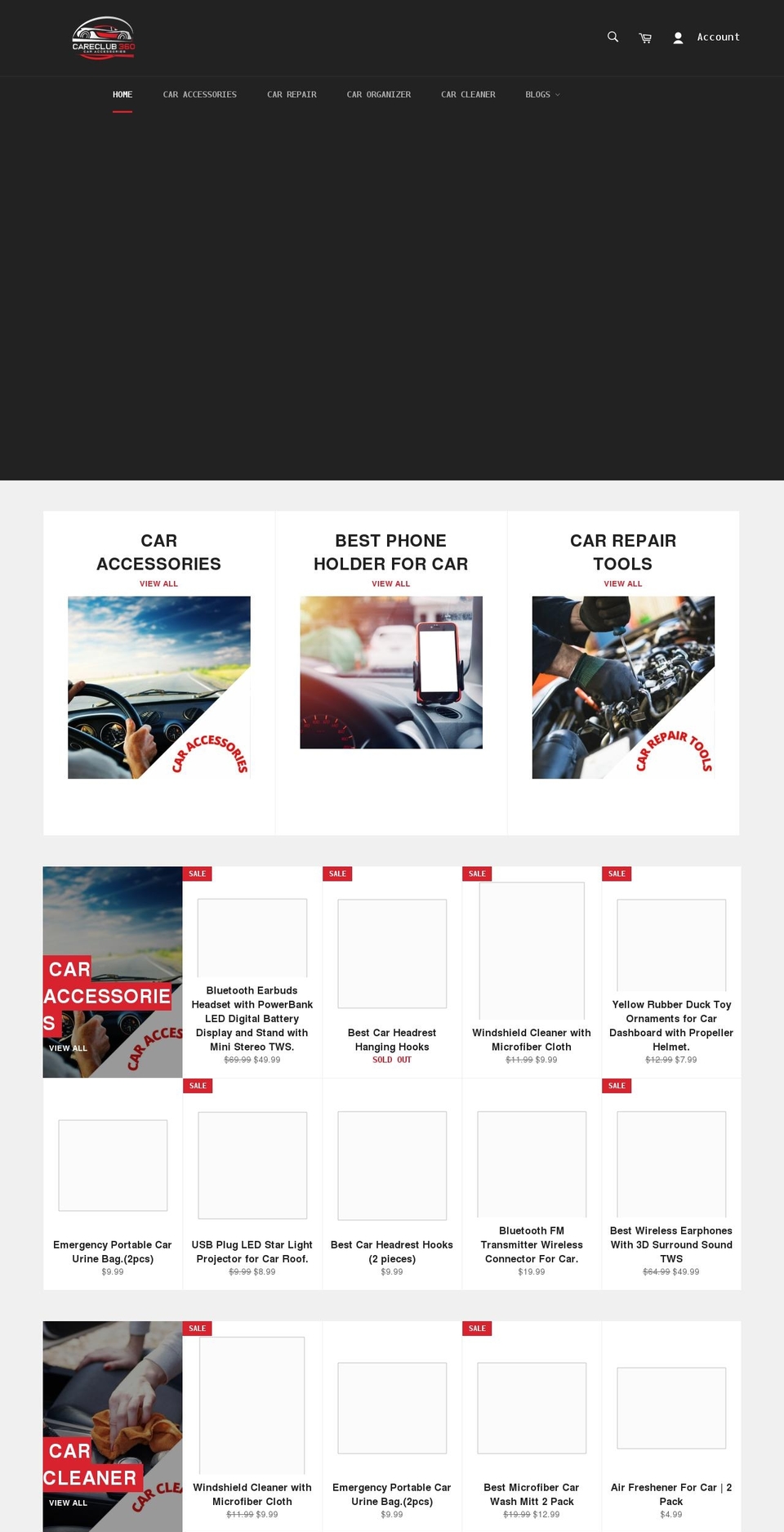 careclub360.com shopify website screenshot