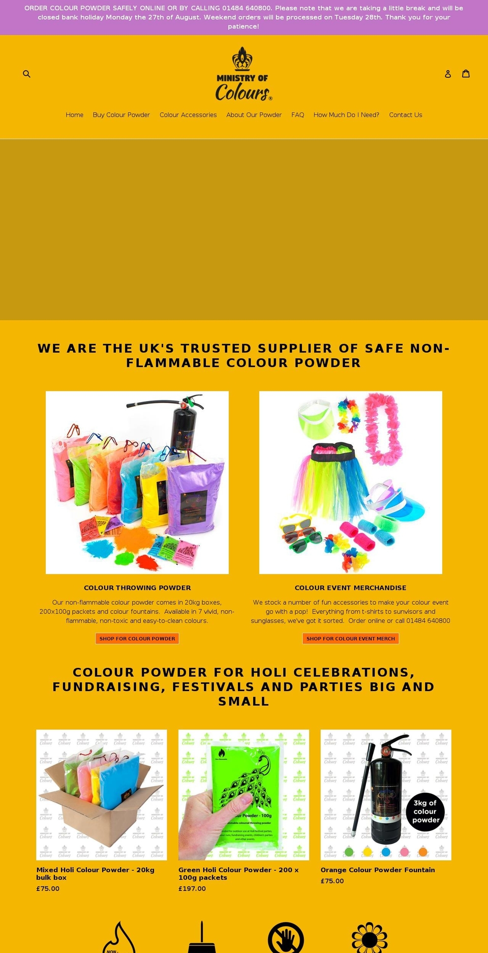 carecolours.com shopify website screenshot