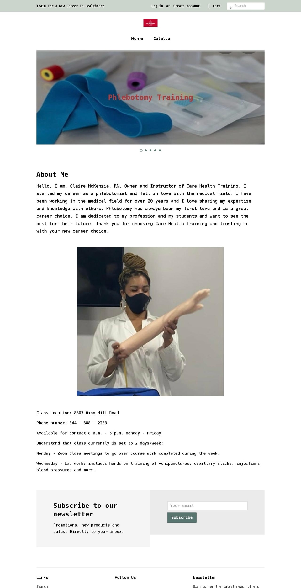 carehealthandbeauty.com shopify website screenshot