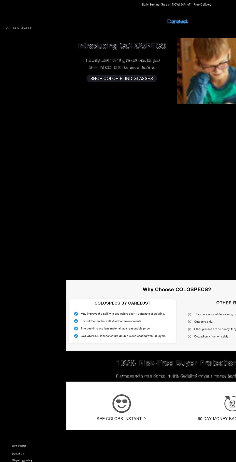 carelust.com shopify website screenshot