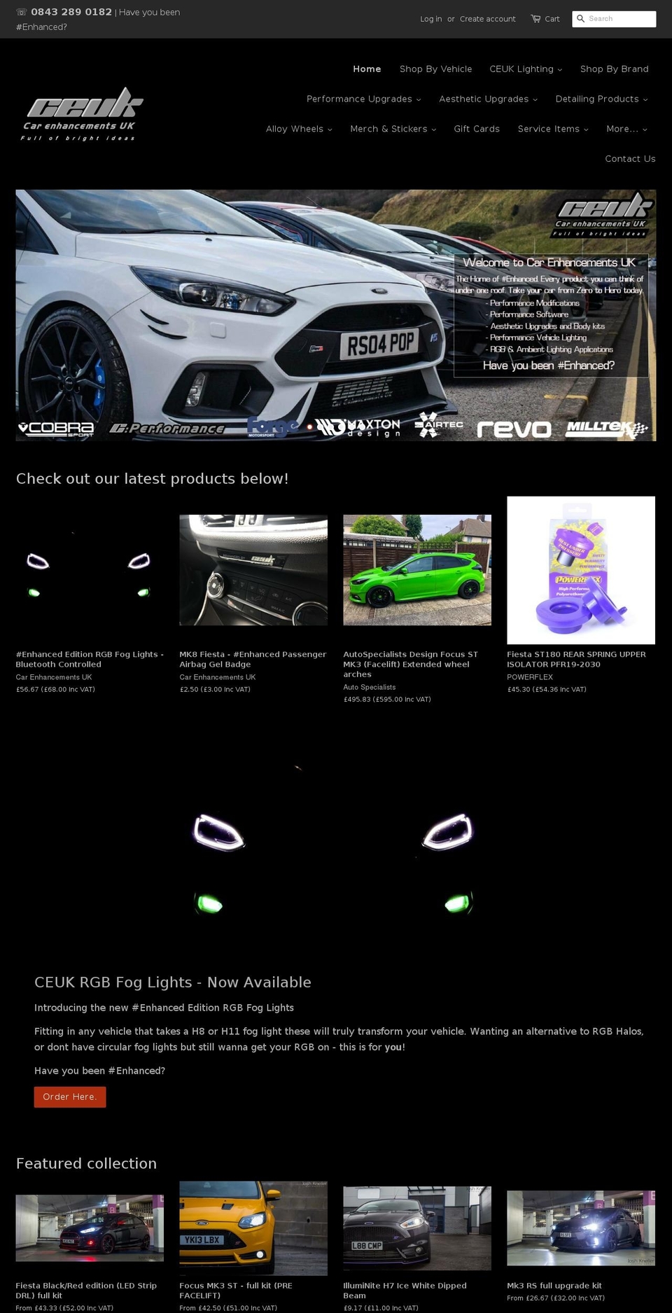 carenhancementsuk.net shopify website screenshot