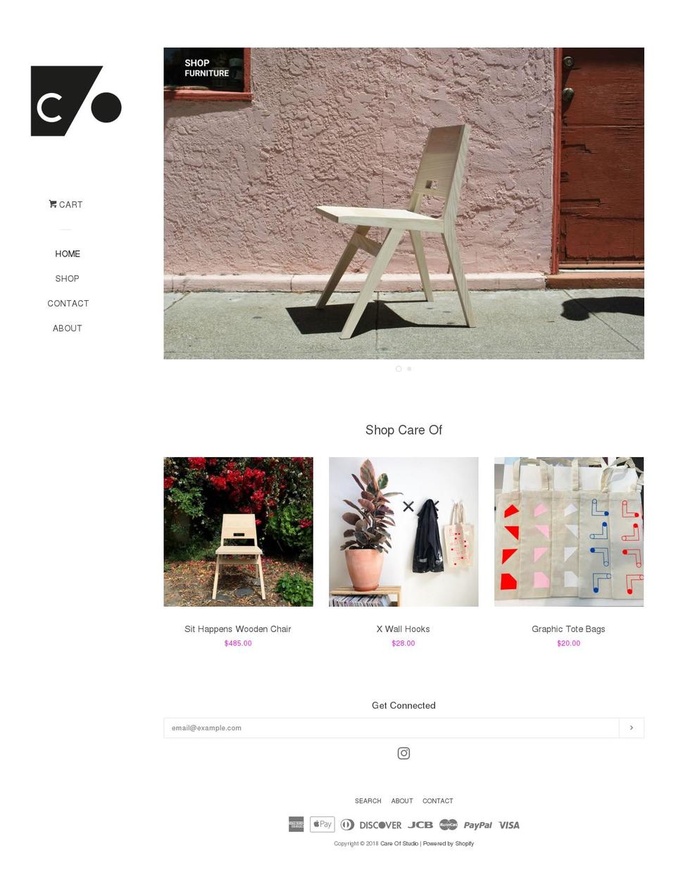 careof-studio.com — Shopify storefront screenshot