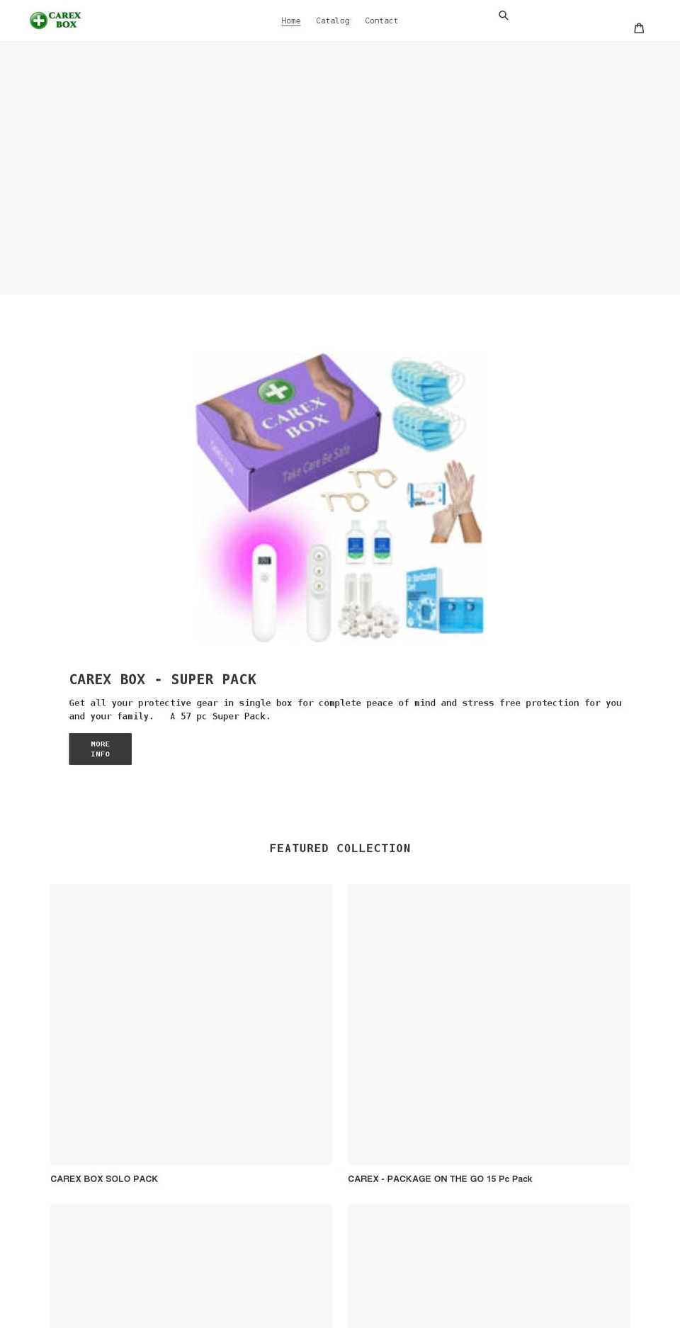 carexbox.com shopify website screenshot