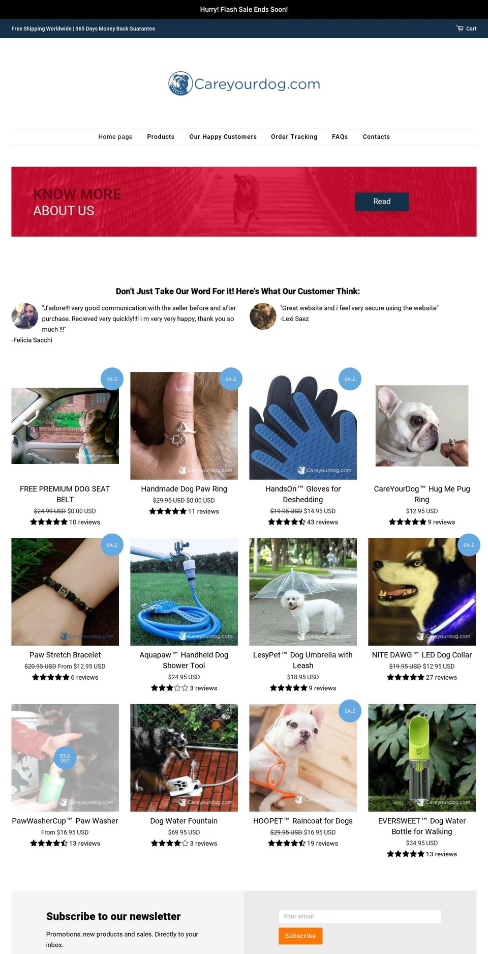 careyourdog.com — Shopify storefront screenshot