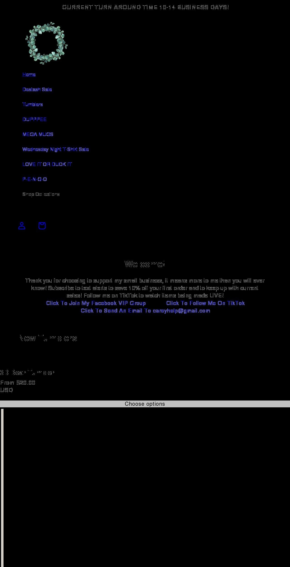 careyscountrycrafts.com shopify website screenshot