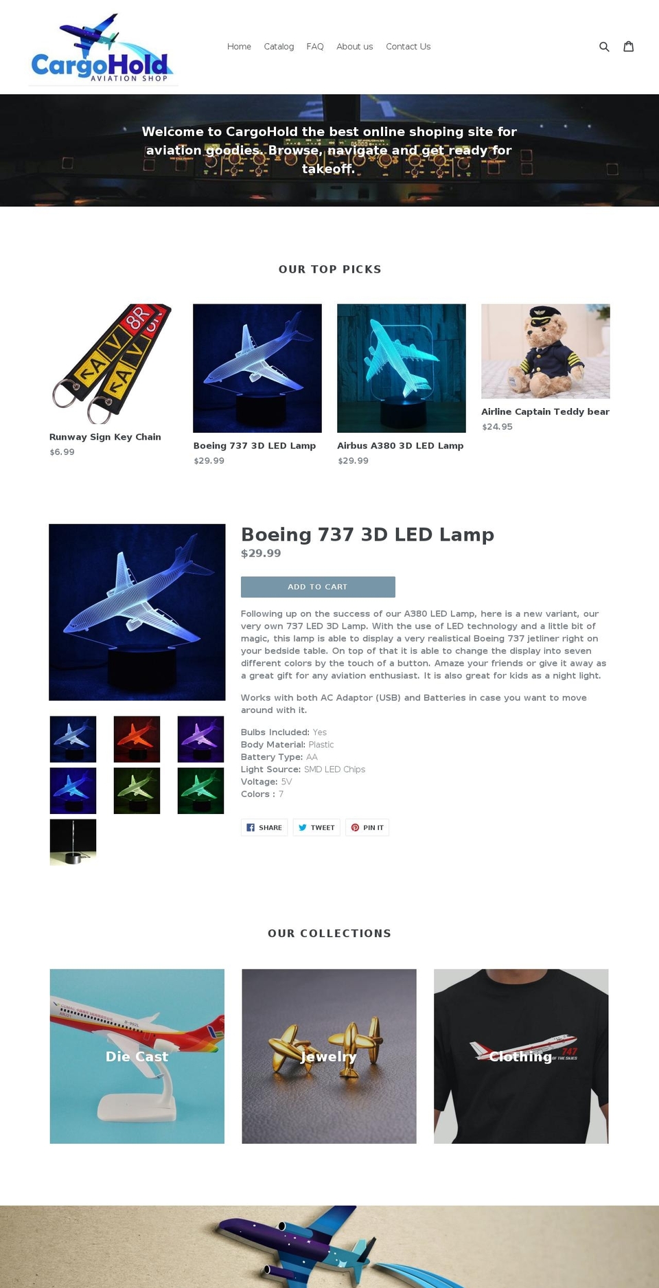 cargo-hold.com — Shopify storefront screenshot