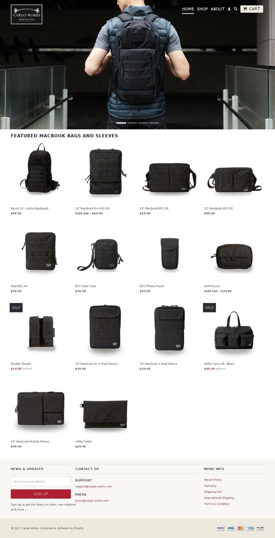 Yotpo Cargo Works | Updated | DEV Shopify theme site example cargo-works.com