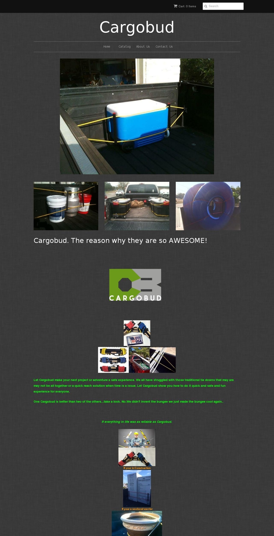 cargobud.com — Shopify storefront screenshot
