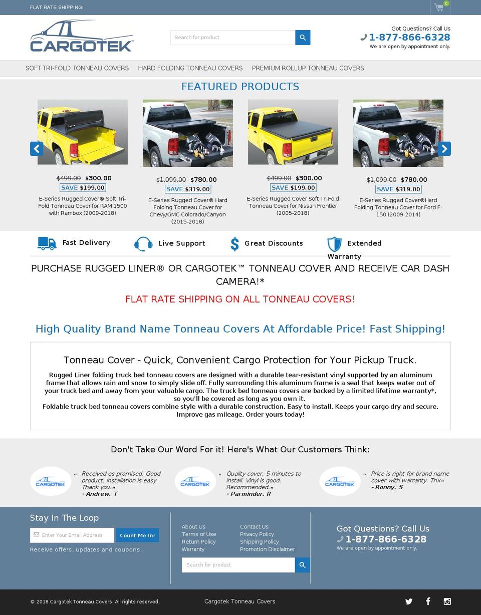 cargotek.ca shopify website screenshot