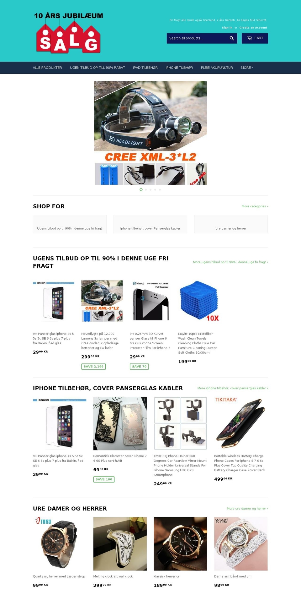 carholiday.com — Shopify storefront screenshot