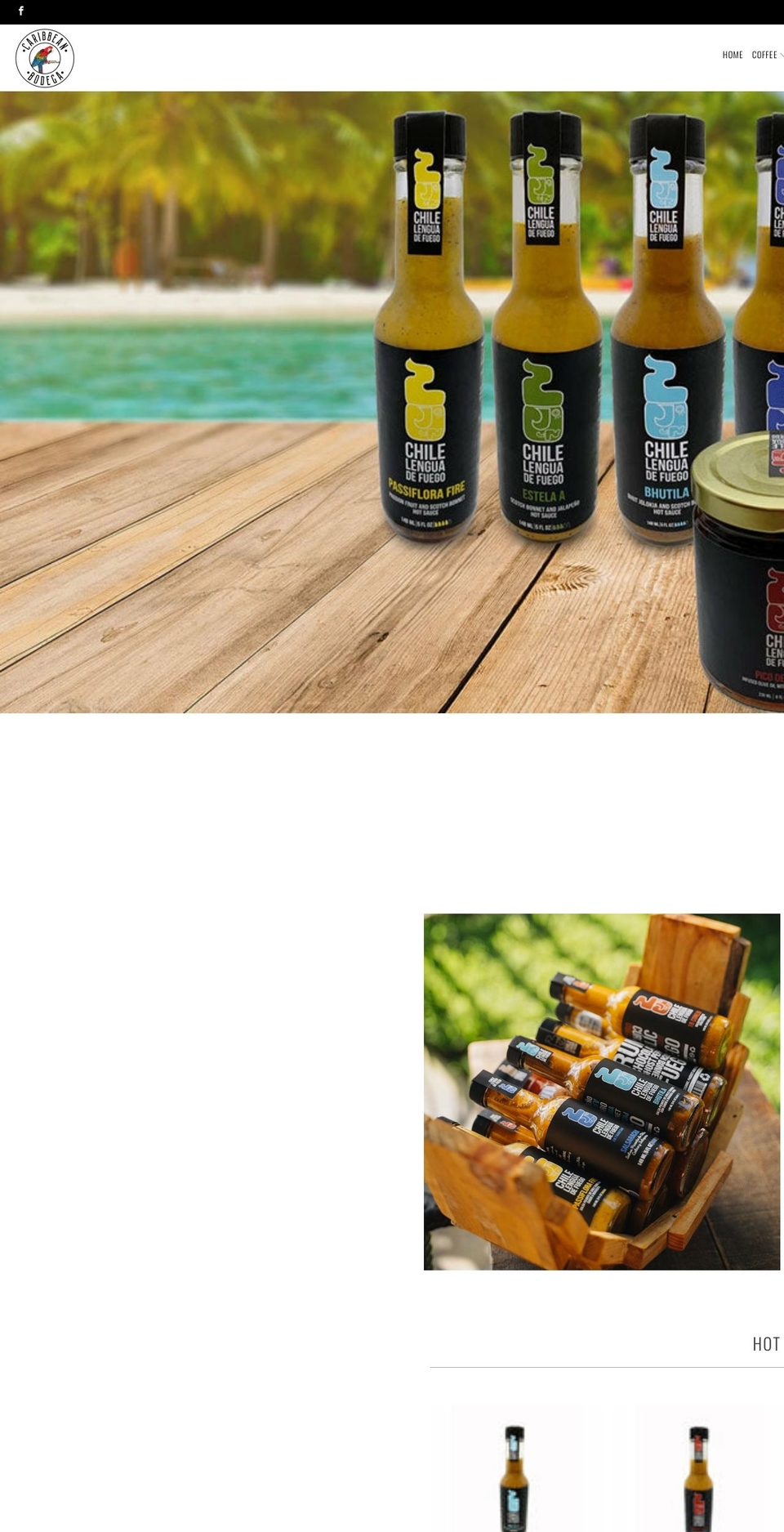 caribbeanbodega.com shopify website screenshot