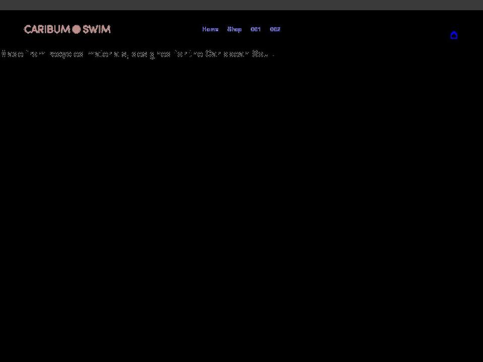 caribum.com shopify website screenshot